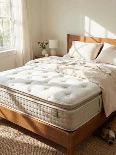 Pocketed Euro Top Mattress (72x30x10 inch)
